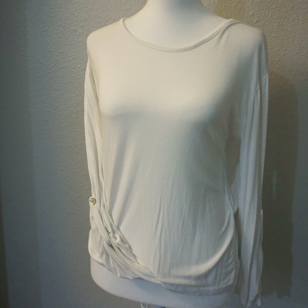Basic Plain Long Sleeve Shirt